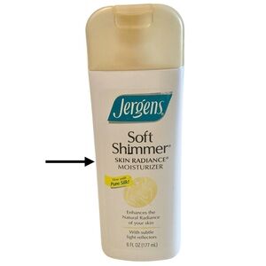 50% full Jergens Soft Shimmer Skin Radiance Moisturizer Lotion 6 oz Discontinued